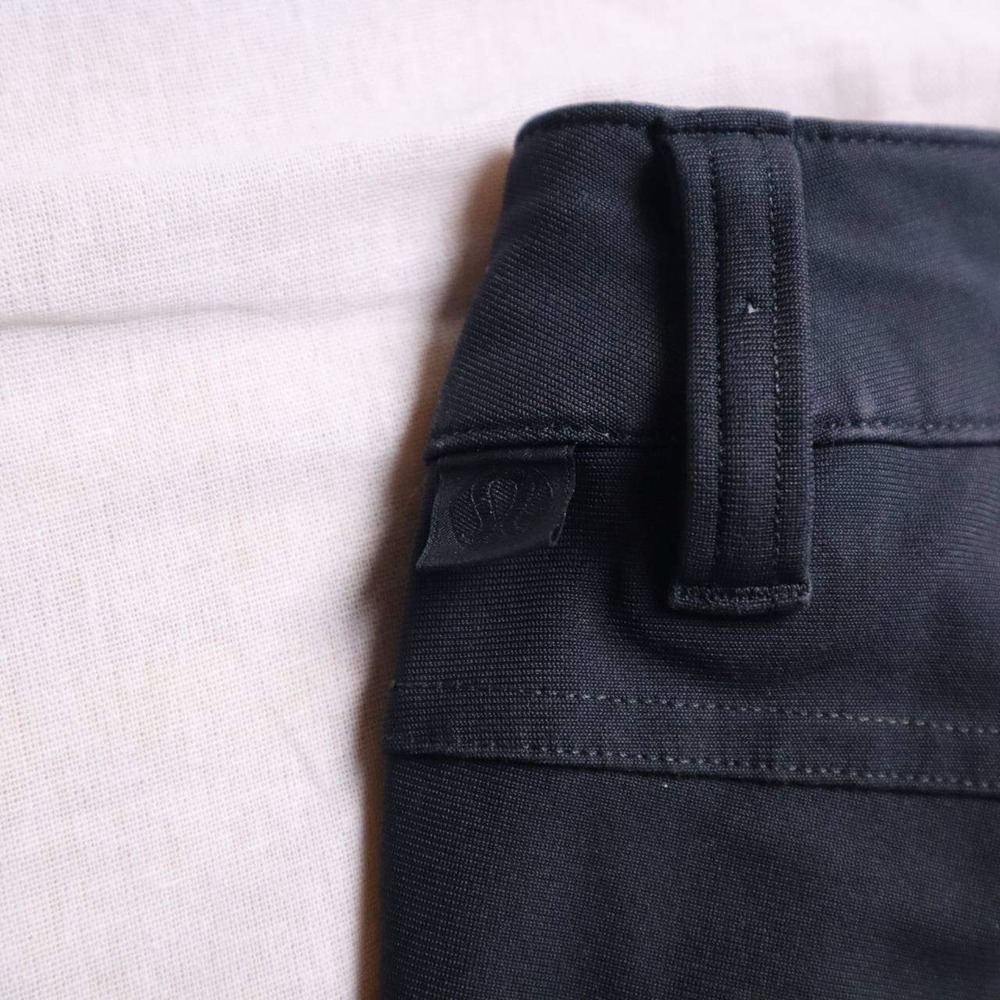 Mens Lululemon Black Performance Stretch Pants Fit Casual Dress Pants 38‎ - Picture 7 of 8